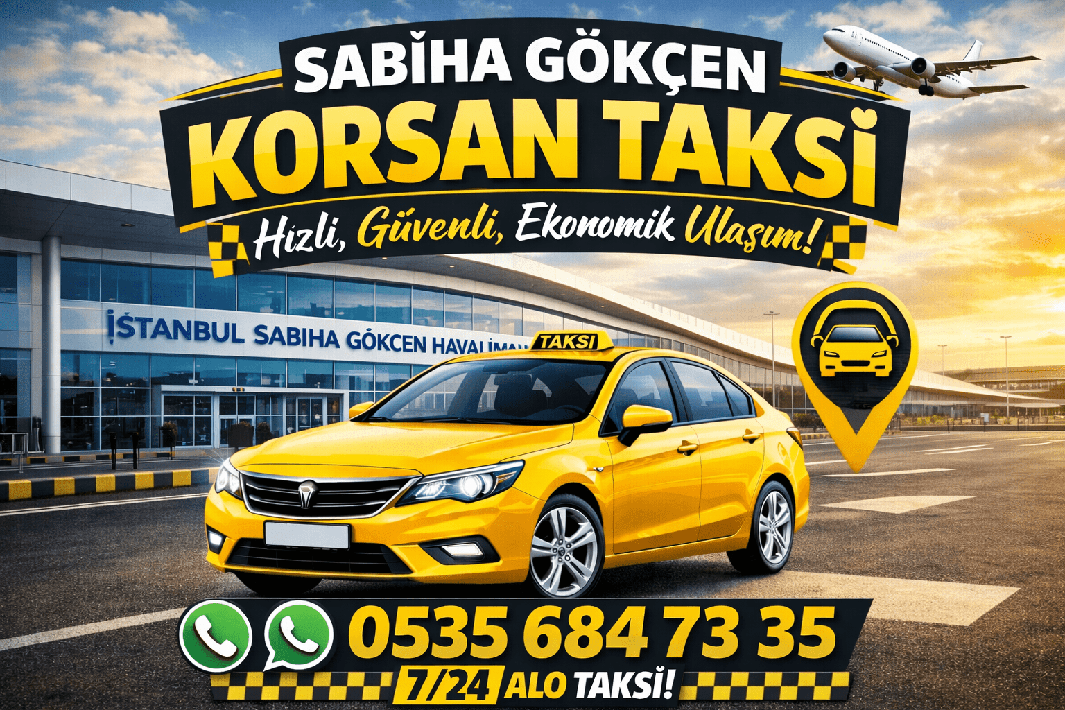 Sabiha Gökçen Havalimanı Korsan Taksi