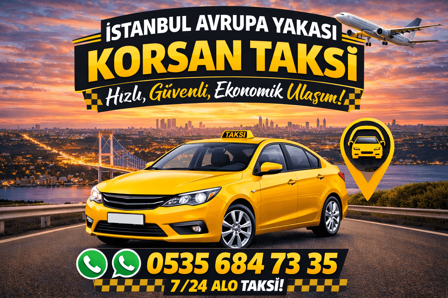 İstanbul Avrupa Yakası Korsan Taksi